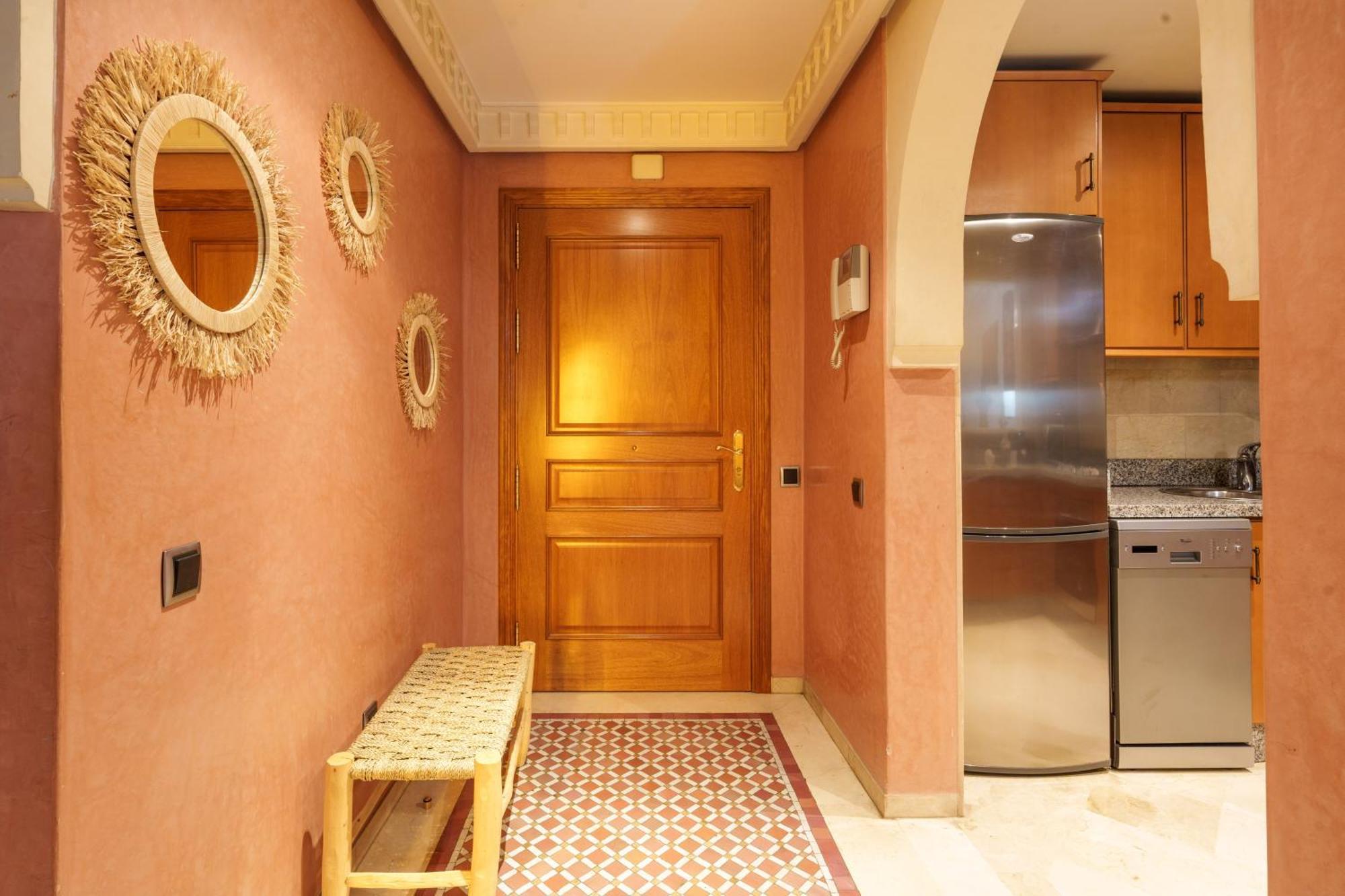 Appartement Chic Gueliz Plaza Avec Vue Marrakesz Zewnętrze zdjęcie
