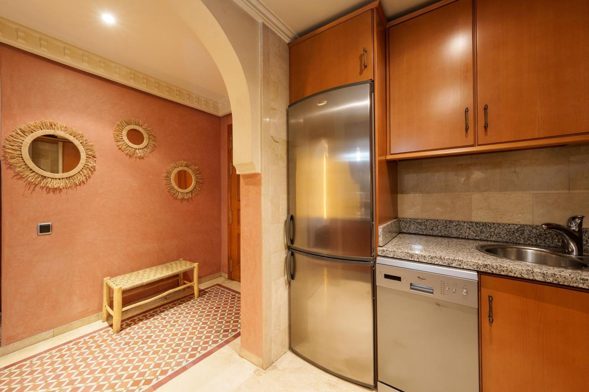 Appartement Chic Gueliz Plaza Avec Vue Marrakesz Zewnętrze zdjęcie