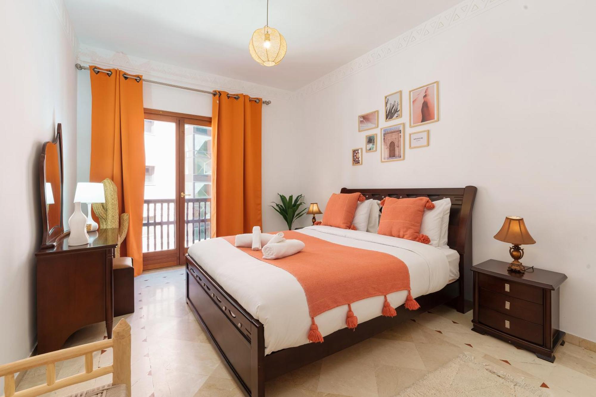 Appartement Chic Gueliz Plaza Avec Vue Marrakesz Zewnętrze zdjęcie