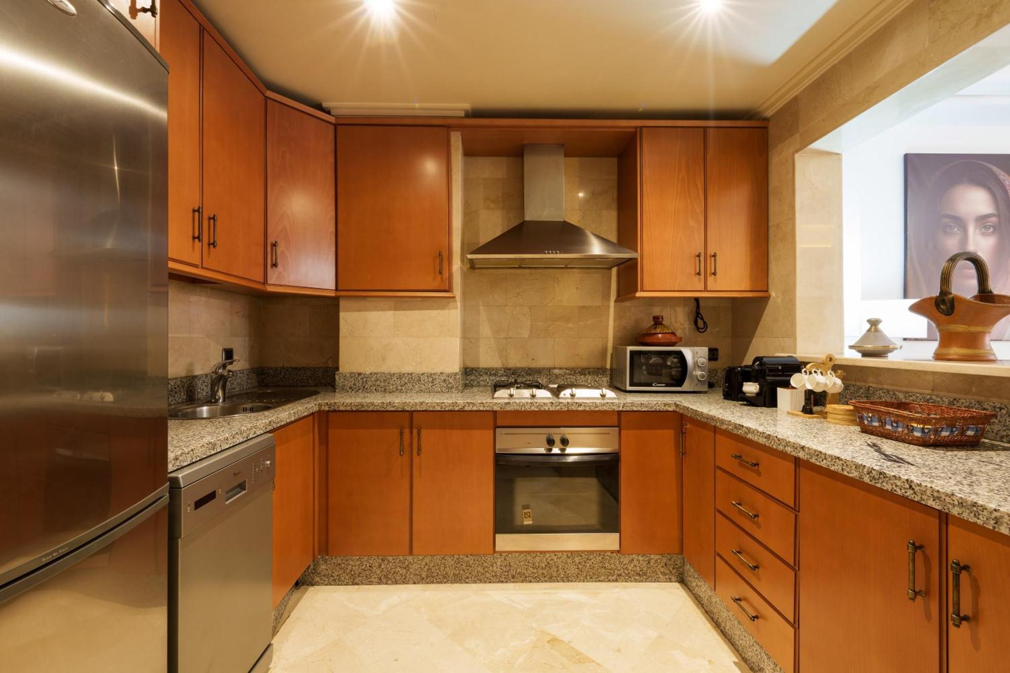 Appartement Chic Gueliz Plaza Avec Vue Marrakesz Zewnętrze zdjęcie